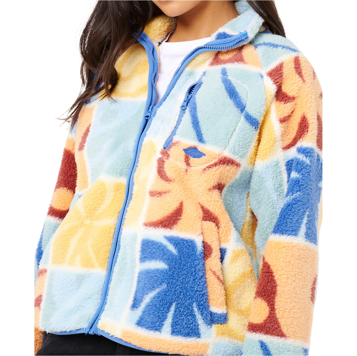 2025 Rip Curl Mulher AOTS Ty Williams Zip Polar Fleece 0ADWFL - Multi